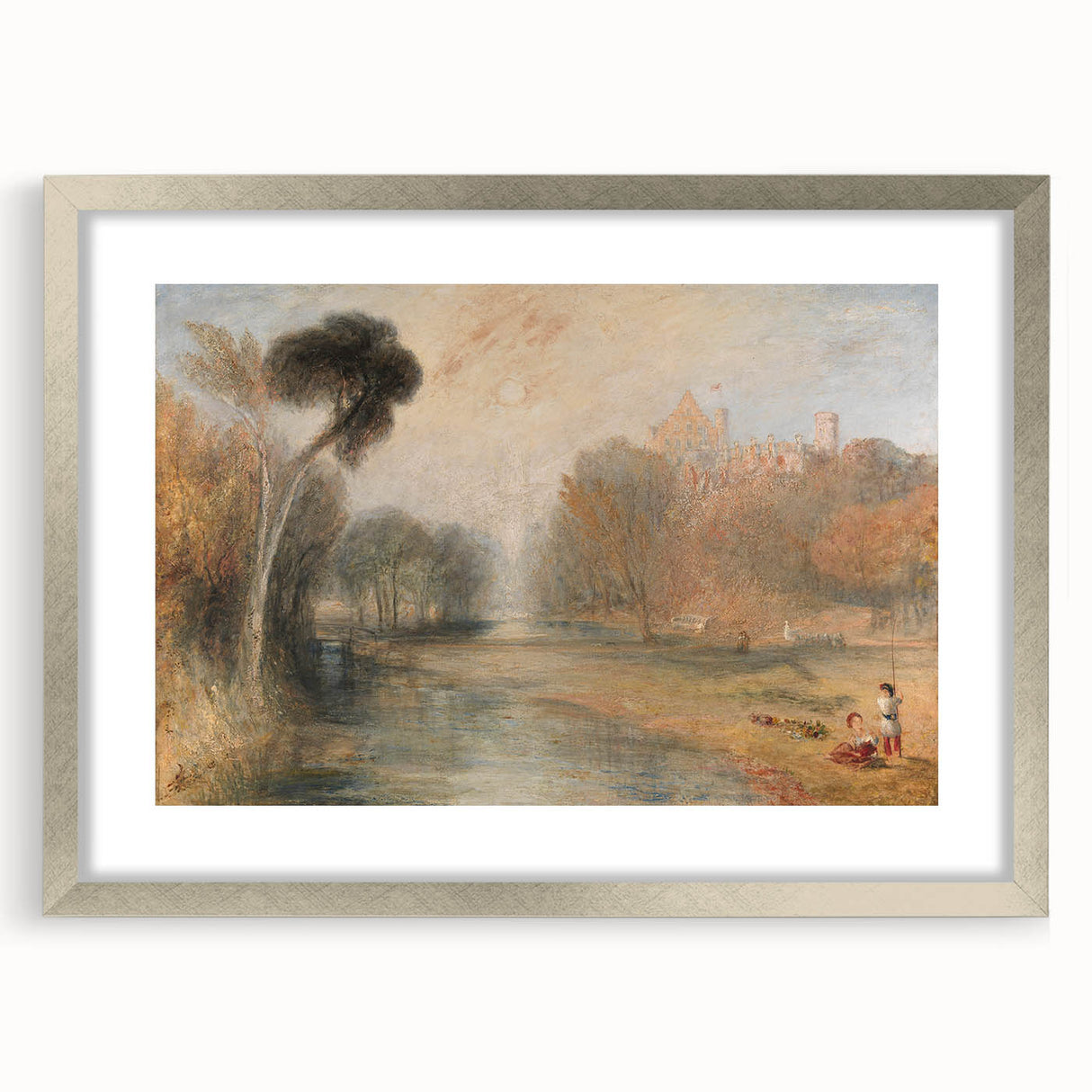 Romantic Art Prints: Schloss Rosenau, Coburg - Historic Landscape Wall Art