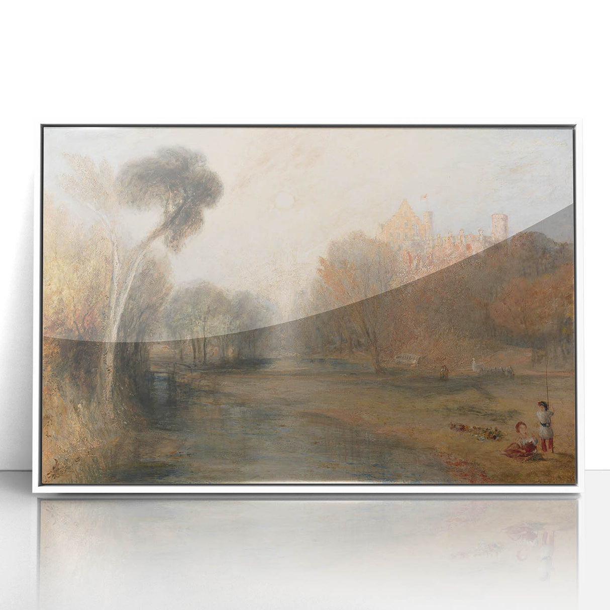 Romantic Art Prints: Schloss Rosenau, Coburg - Historic Landscape Wall Art