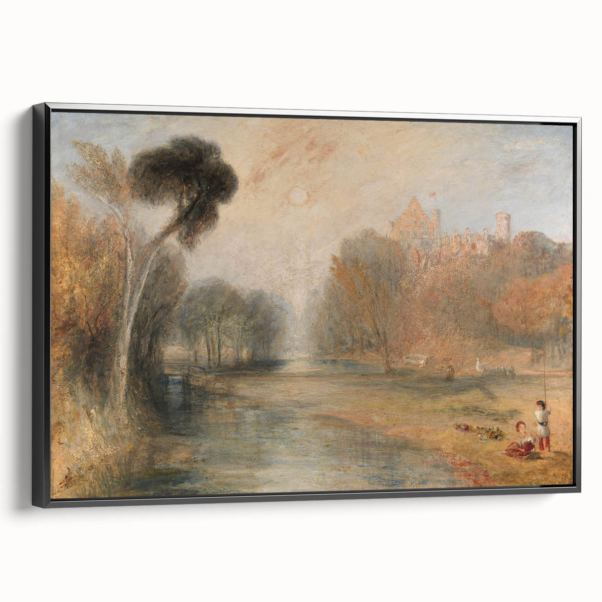 Romantic Art Prints: Schloss Rosenau, Coburg - Historic Landscape Wall Art