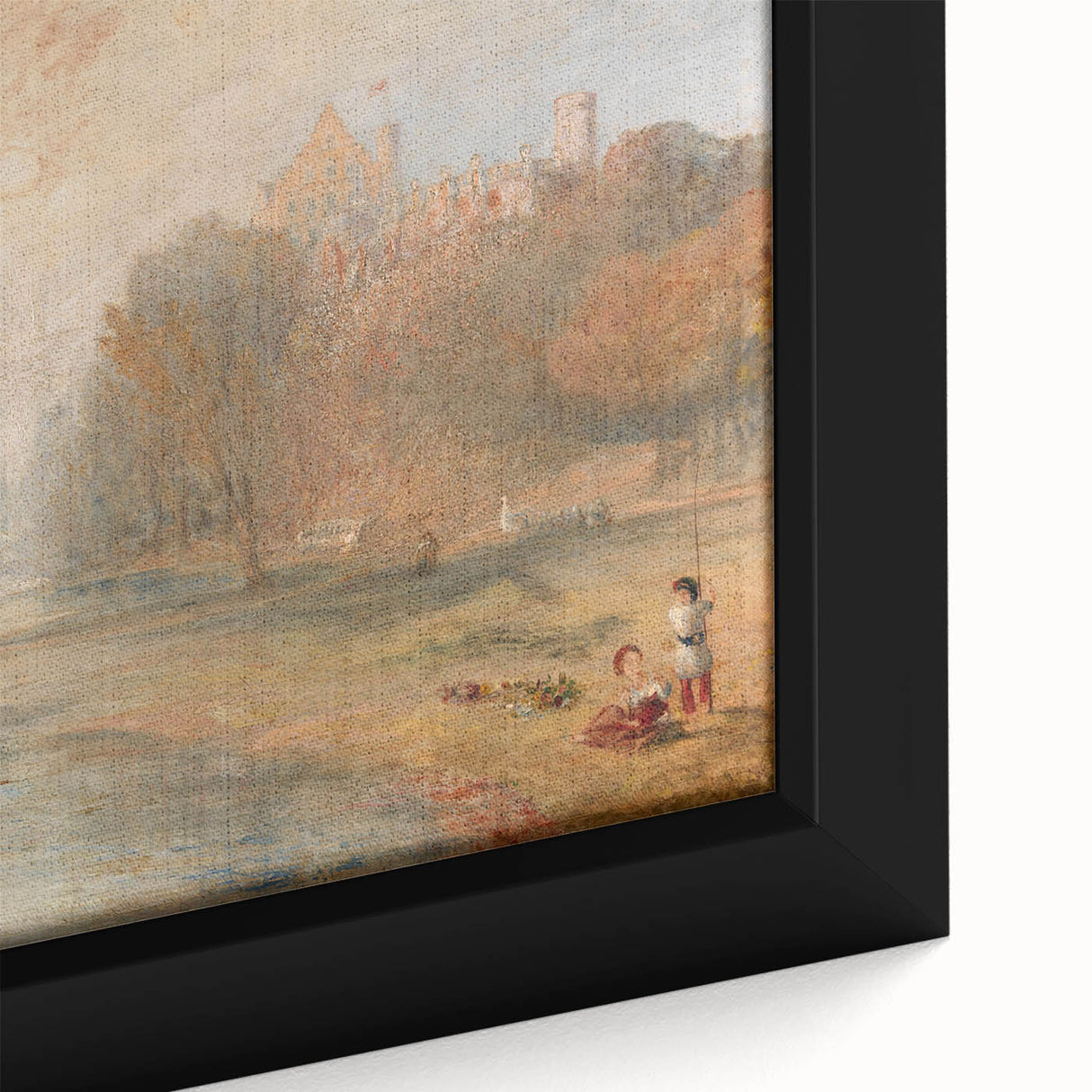 Romantic Art Prints: Schloss Rosenau, Coburg - Historic Landscape Wall Art