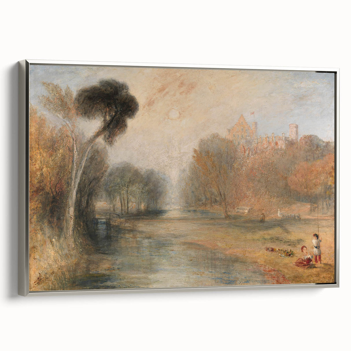 Romantic Art Prints: Schloss Rosenau, Coburg - Historic Landscape Wall Art