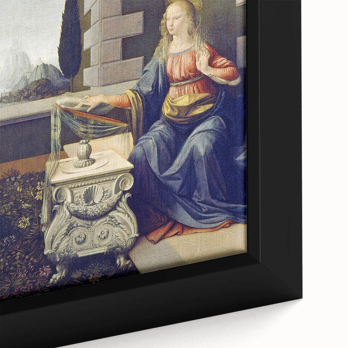 The Annunciation by Leonardo da Vinci - Renaissance Art Masterpiece