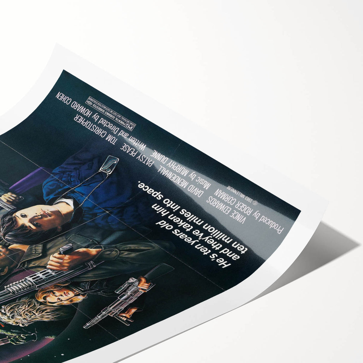 Retro Wall Art - Space Raiders Movie Poster - 80s Sci-Fi Vintage Prints