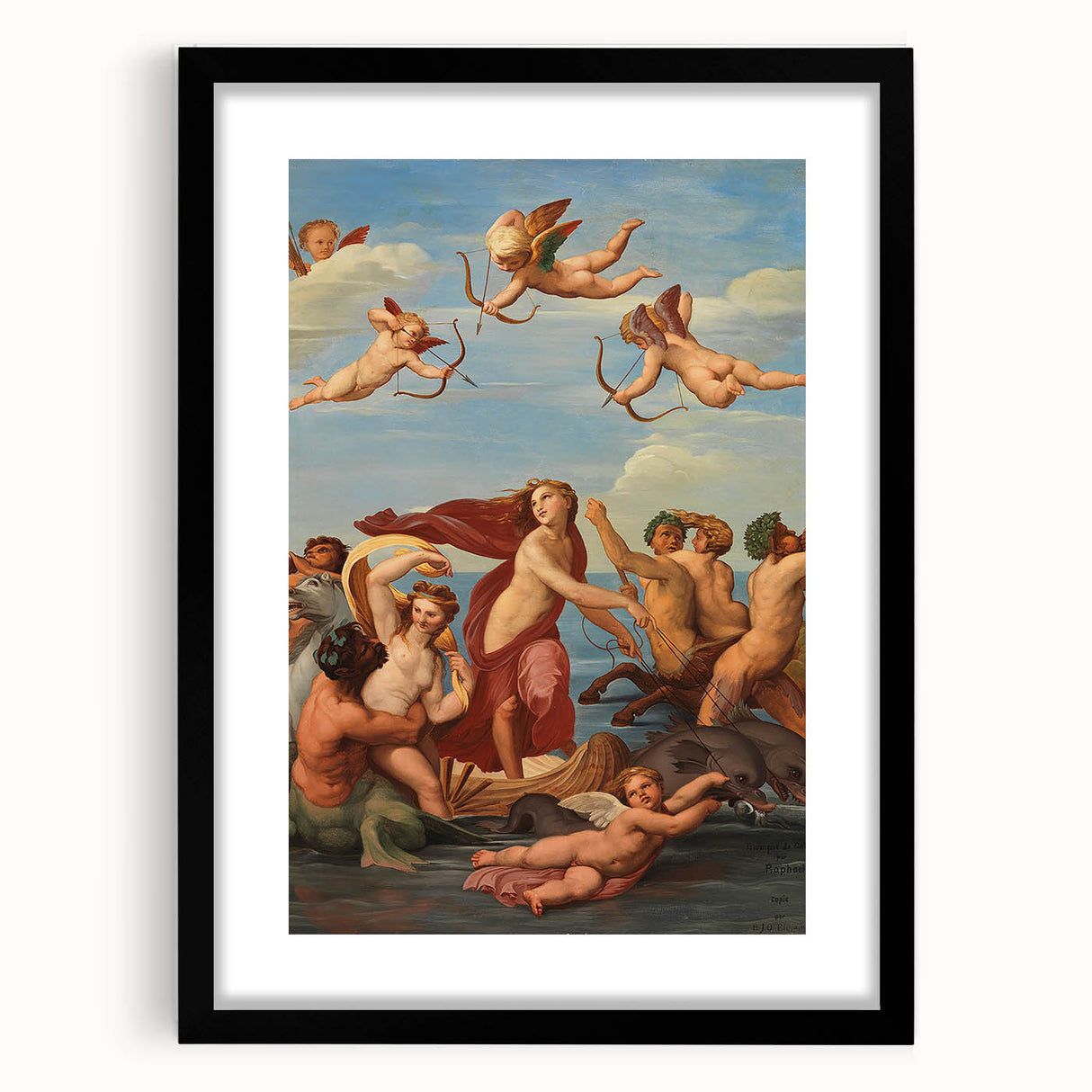 The Triumph of Galatea by Raphael - Renaissance Art Print