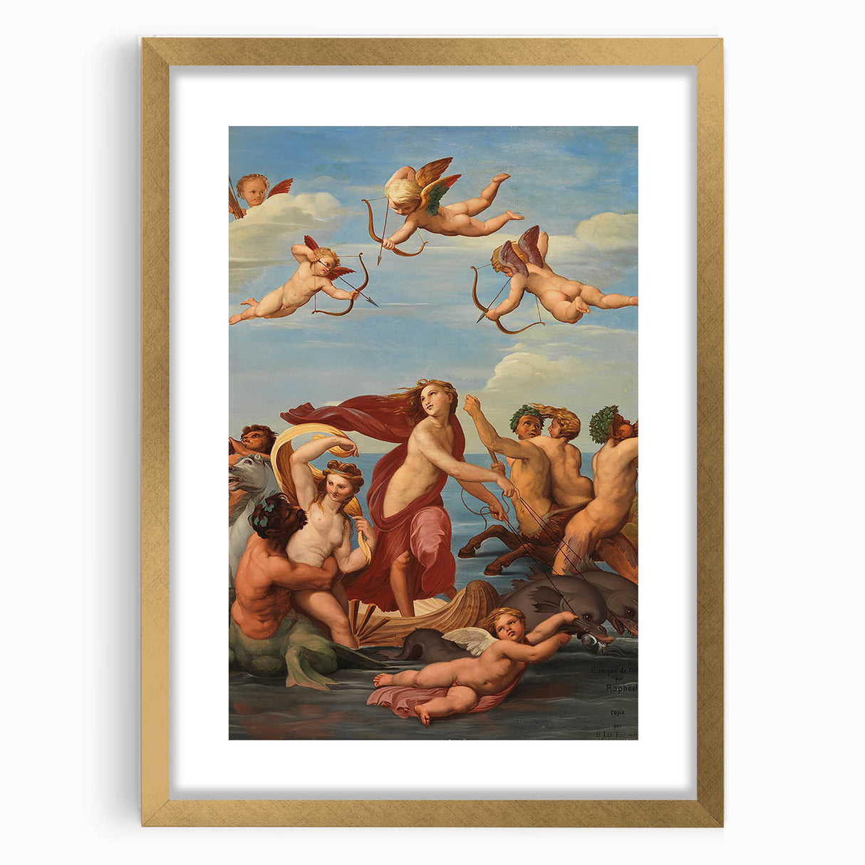 The Triumph of Galatea by Raphael - Renaissance Art Print