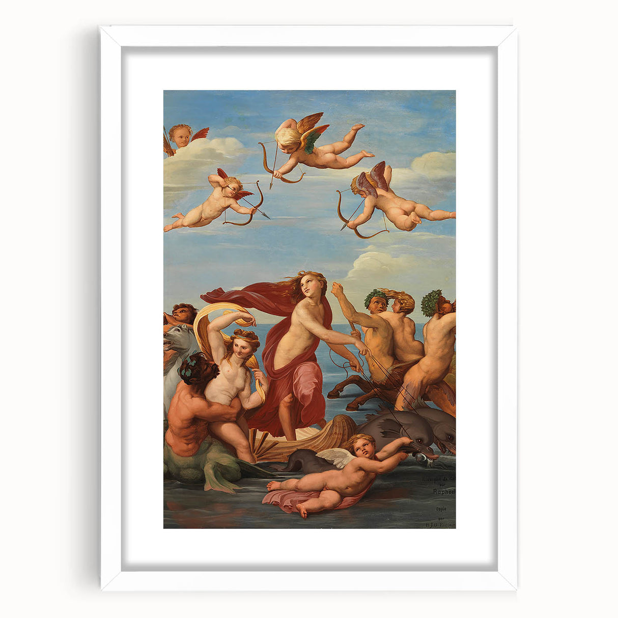 The Triumph of Galatea by Raphael - Renaissance Art Print