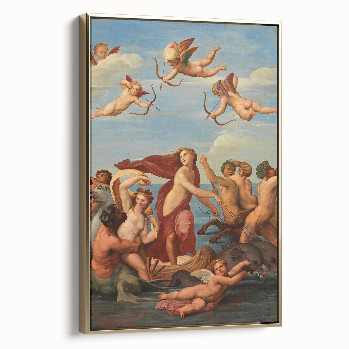 The Triumph of Galatea by Raphael - Renaissance Art Print