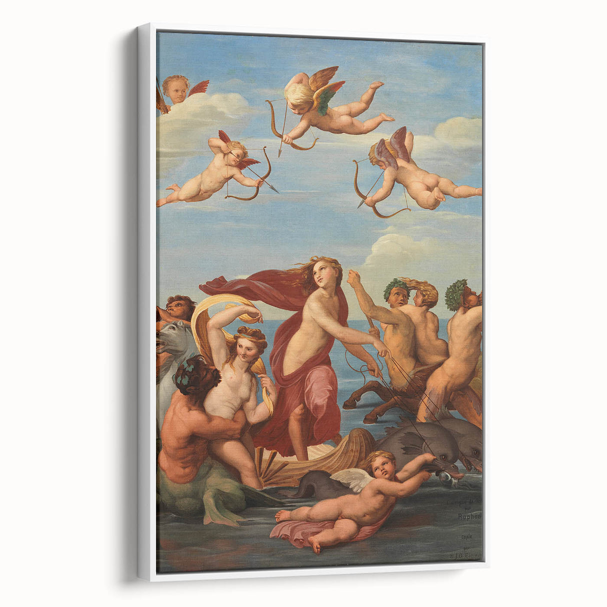The Triumph of Galatea by Raphael - Renaissance Art Print