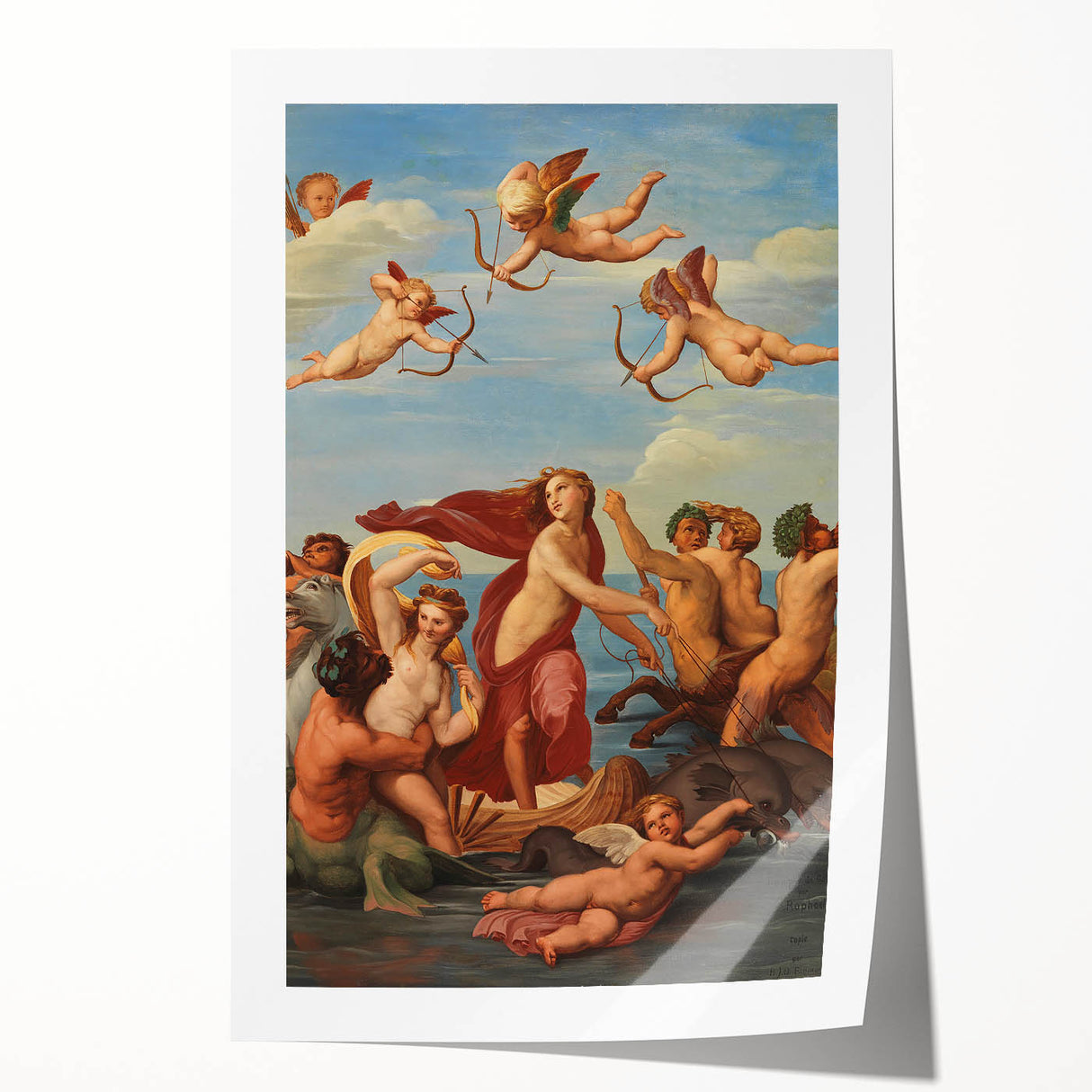 The Triumph of Galatea by Raphael - Renaissance Art Print