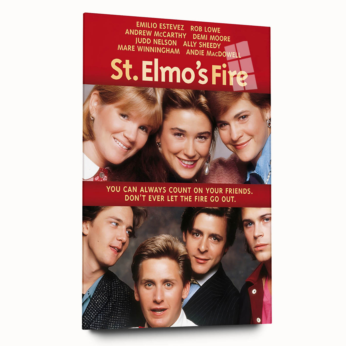 Retro Wall Art - St. Elmo's Fire Movie Poster - 80s Vintage Art Prints