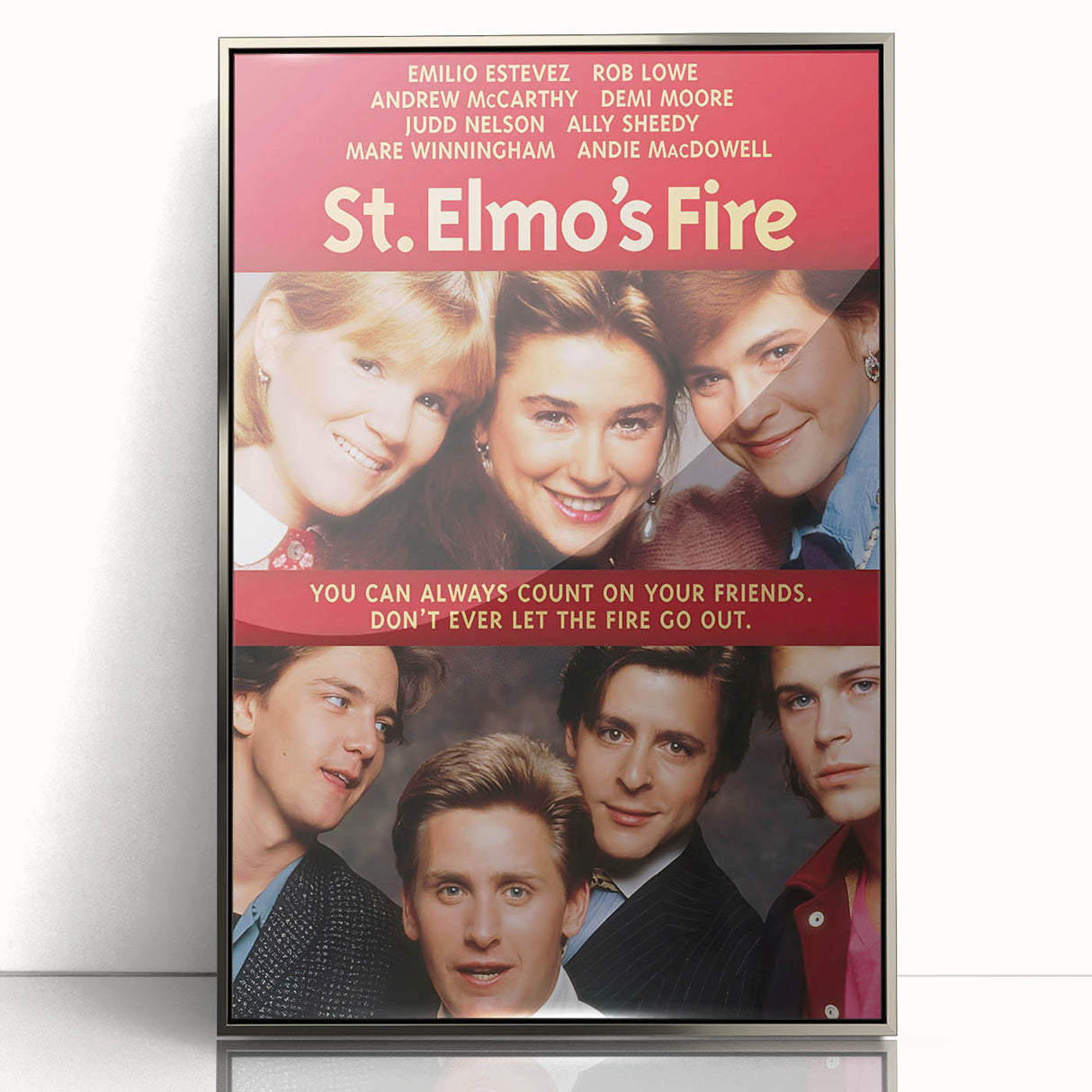 Retro Wall Art - St. Elmo's Fire Movie Poster - 80s Vintage Art Prints