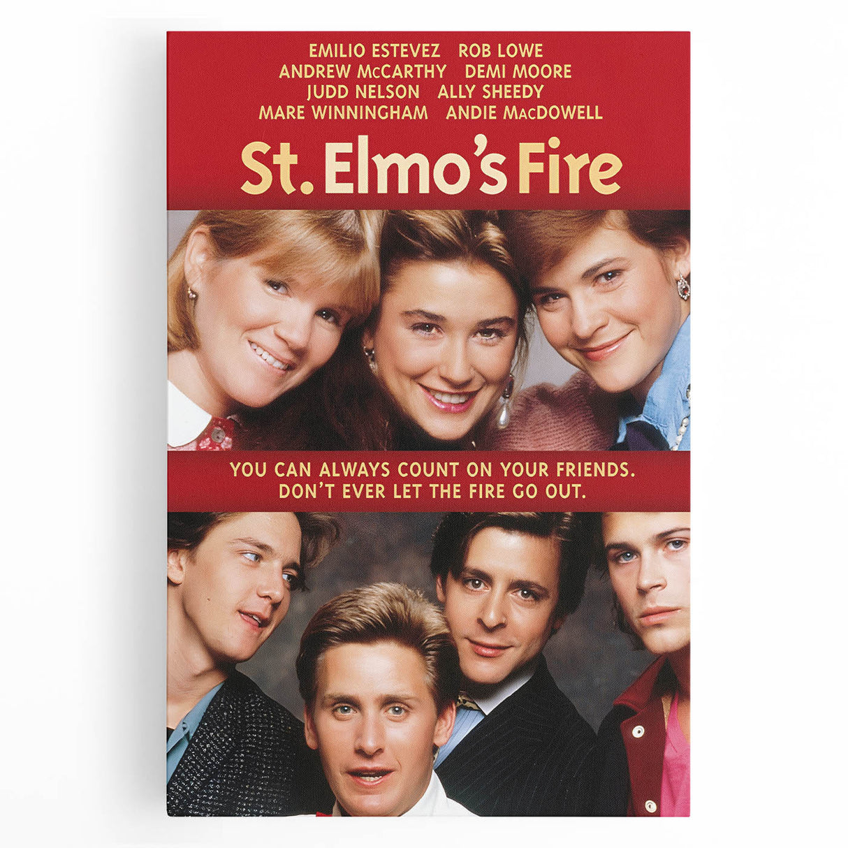 Retro Wall Art - St. Elmo's Fire Movie Poster - 80s Vintage Art Prints
