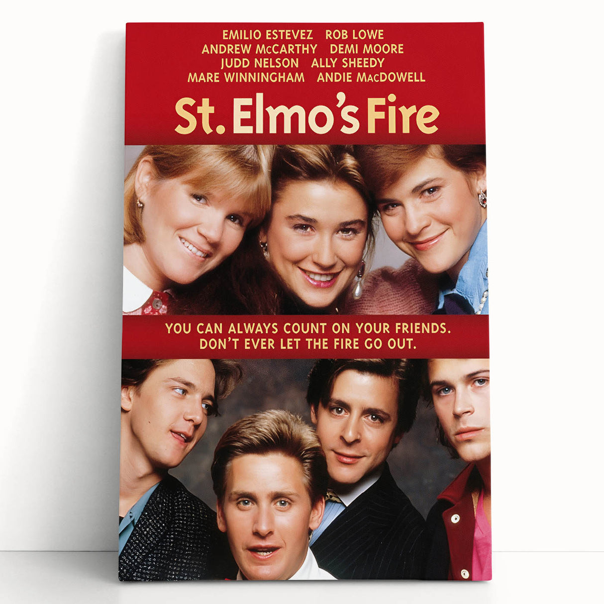 Retro Wall Art - St. Elmo's Fire Movie Poster - 80s Vintage Art Prints
