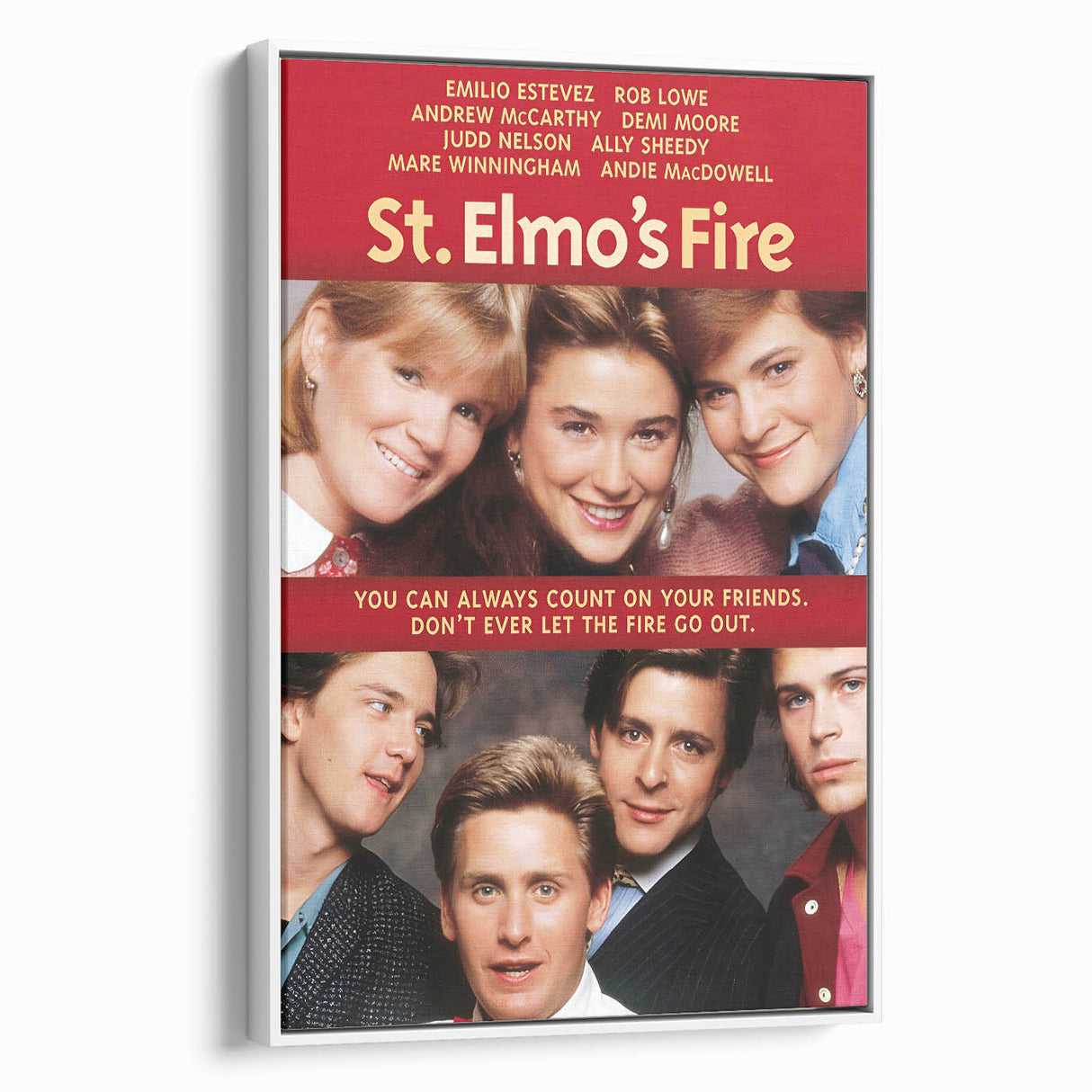Retro Wall Art - St. Elmo's Fire Movie Poster - 80s Vintage Art Prints