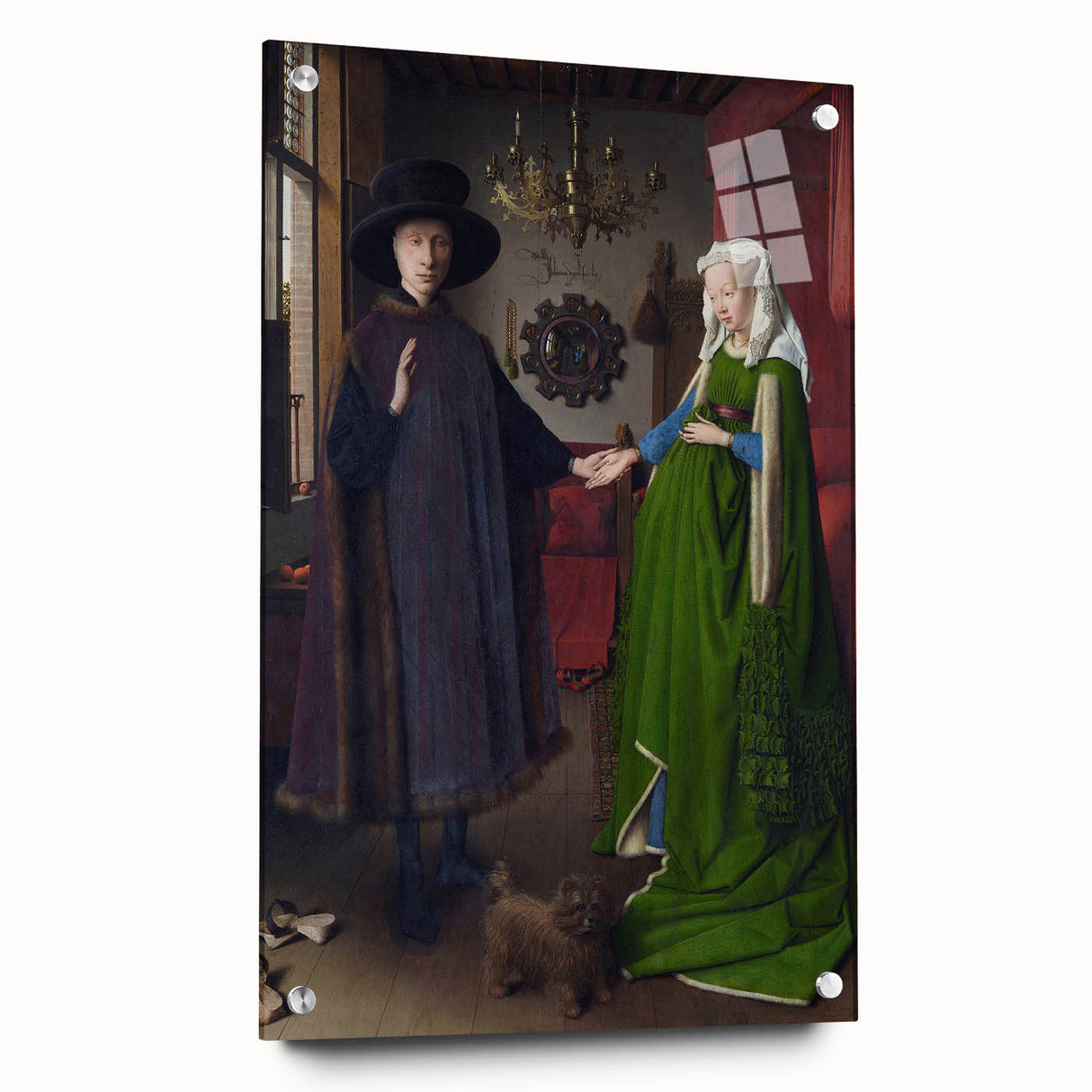 Arnolfini Portrait by Jan van Eyck - Renaissance Art Print