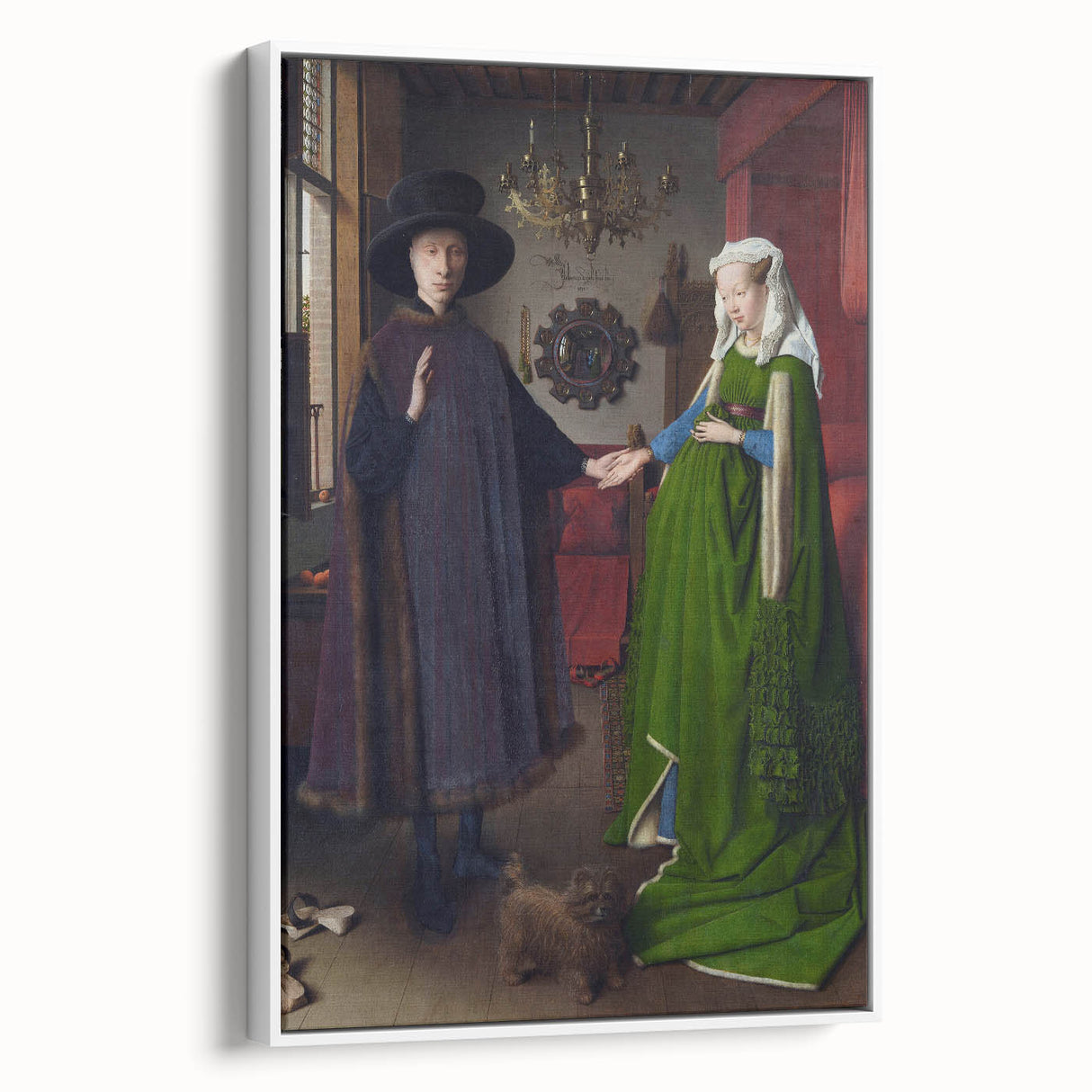 Arnolfini Portrait by Jan van Eyck - Renaissance Art Print