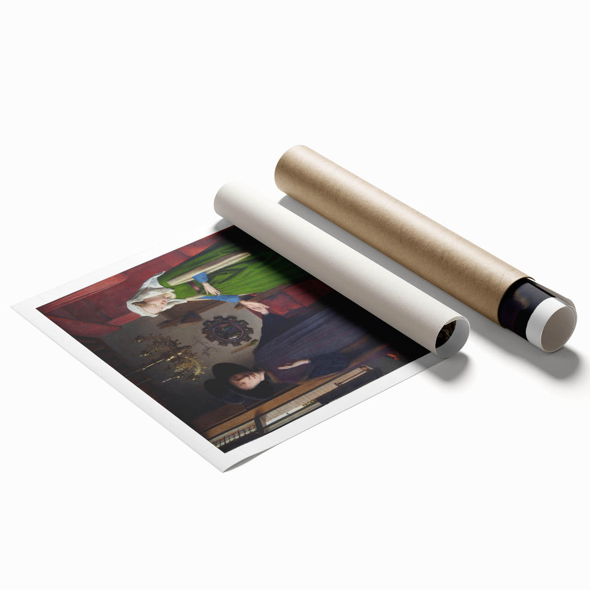 Arnolfini Portrait by Jan van Eyck - Renaissance Art Print