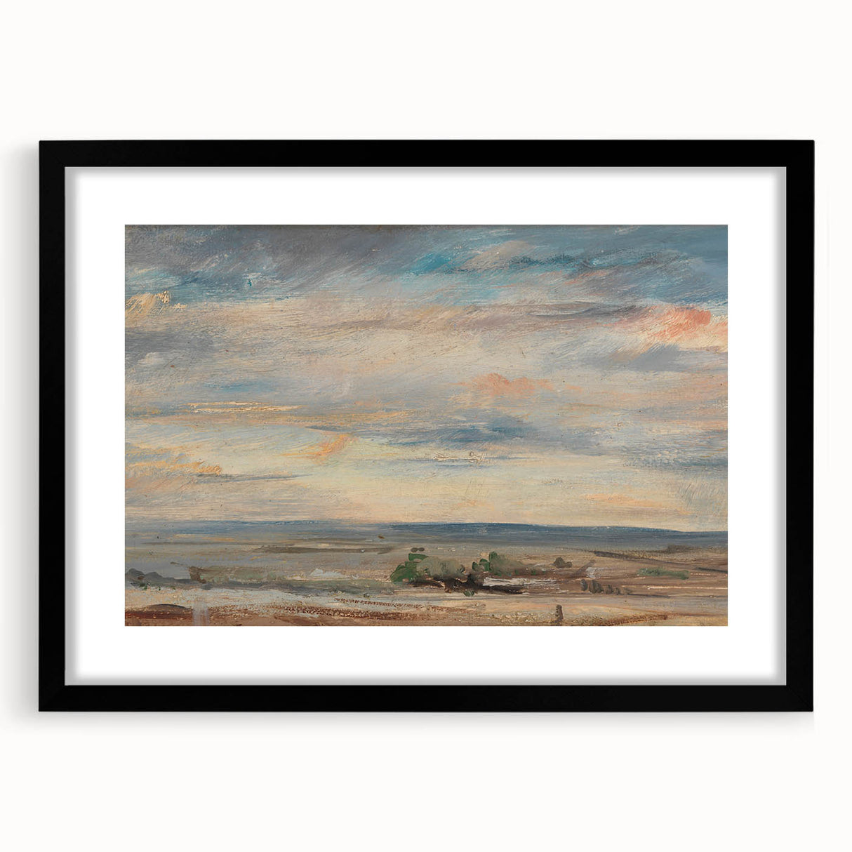 Romantic Art Prints: Cloud Study, Hampstead - Serene Landscape Wall Art