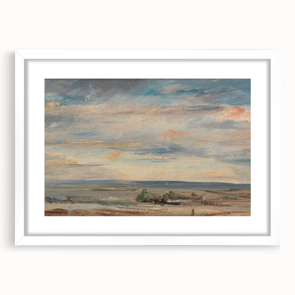 Romantic Art Prints: Cloud Study, Hampstead - Serene Landscape Wall Art