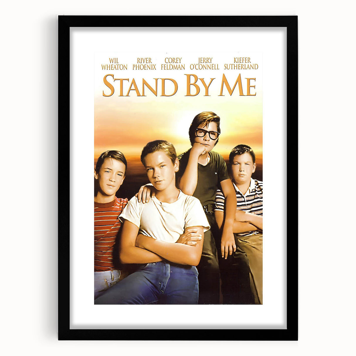 Retro Wall Art - Stand By Me Movie Poster - 80s Vintage Art Prints