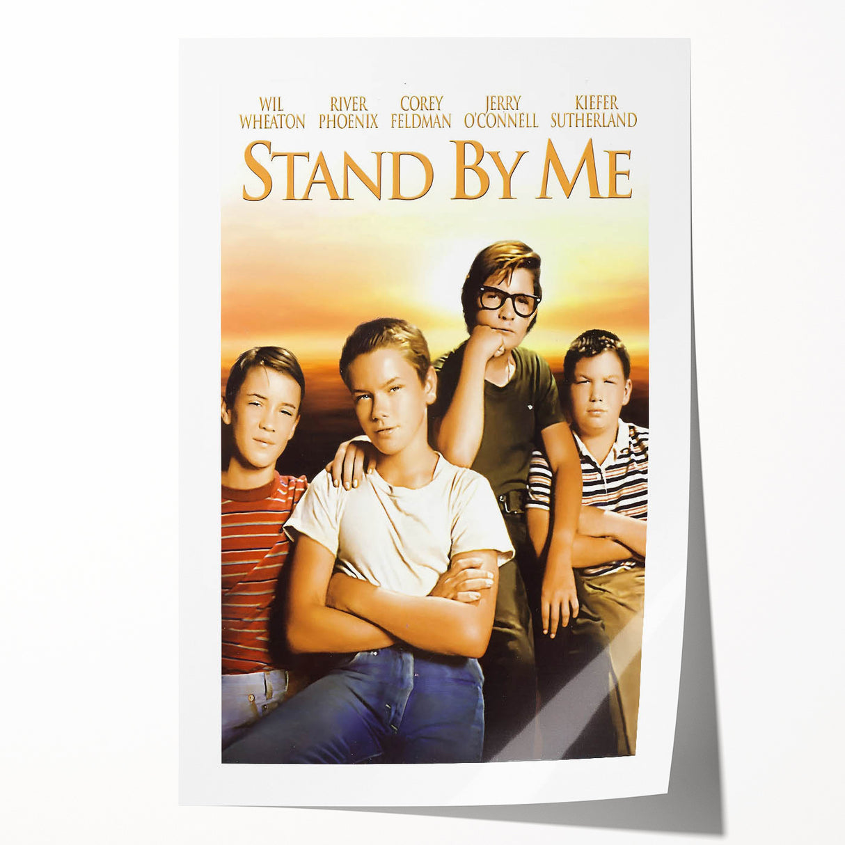 Retro Wall Art - Stand By Me Movie Poster - 80s Vintage Art Prints