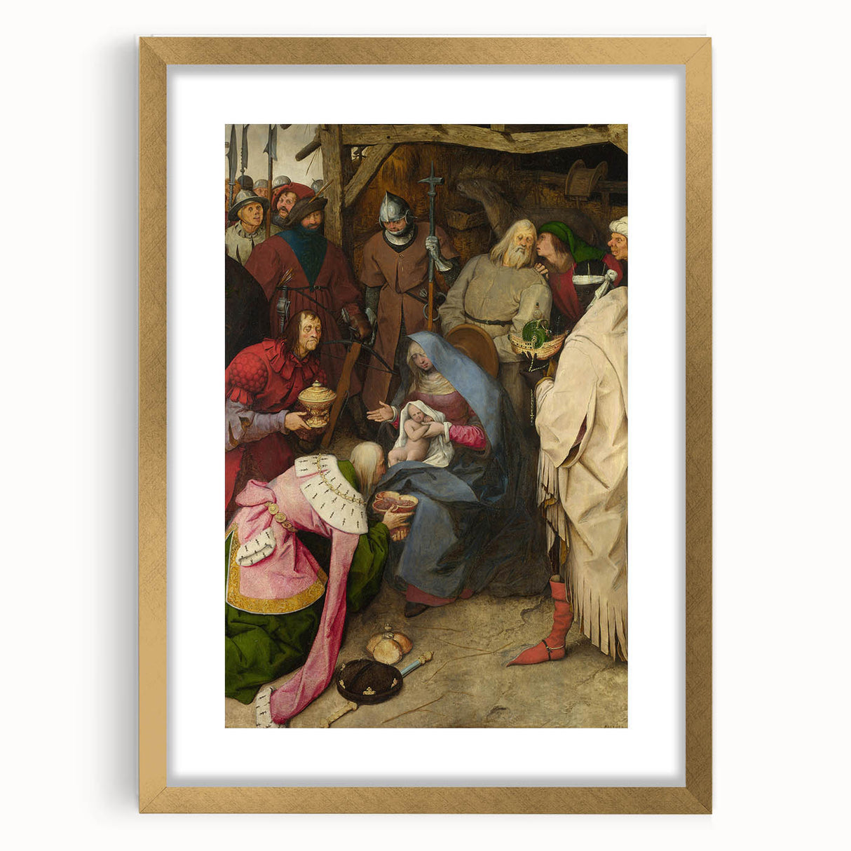Adoration of the Magi by Pieter Bruegel - Renaissance Art Print
