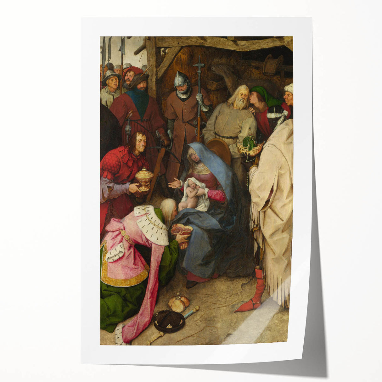 Adoration of the Magi by Pieter Bruegel - Renaissance Art Print