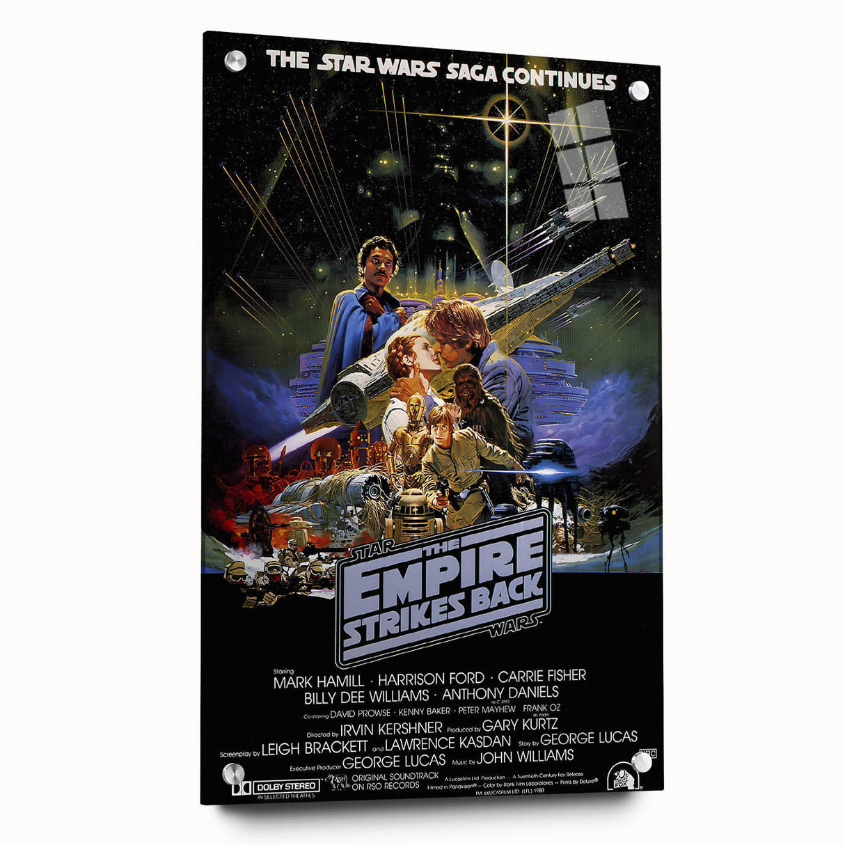 Retro Wall Art - The Empire Strikes Back Poster - Vintage Star Wars Art