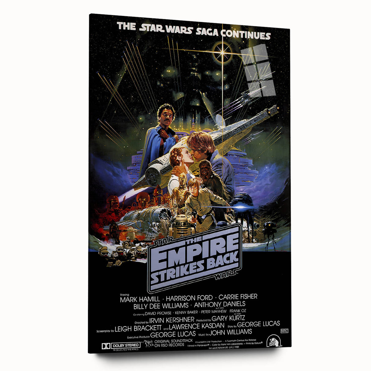 Retro Wall Art - The Empire Strikes Back Poster - Vintage Star Wars Art
