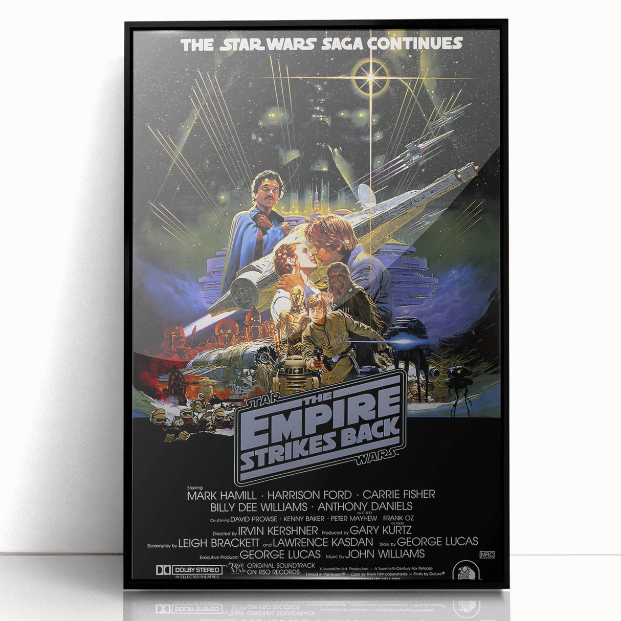 Retro Wall Art - The Empire Strikes Back Poster - Vintage Star Wars Art