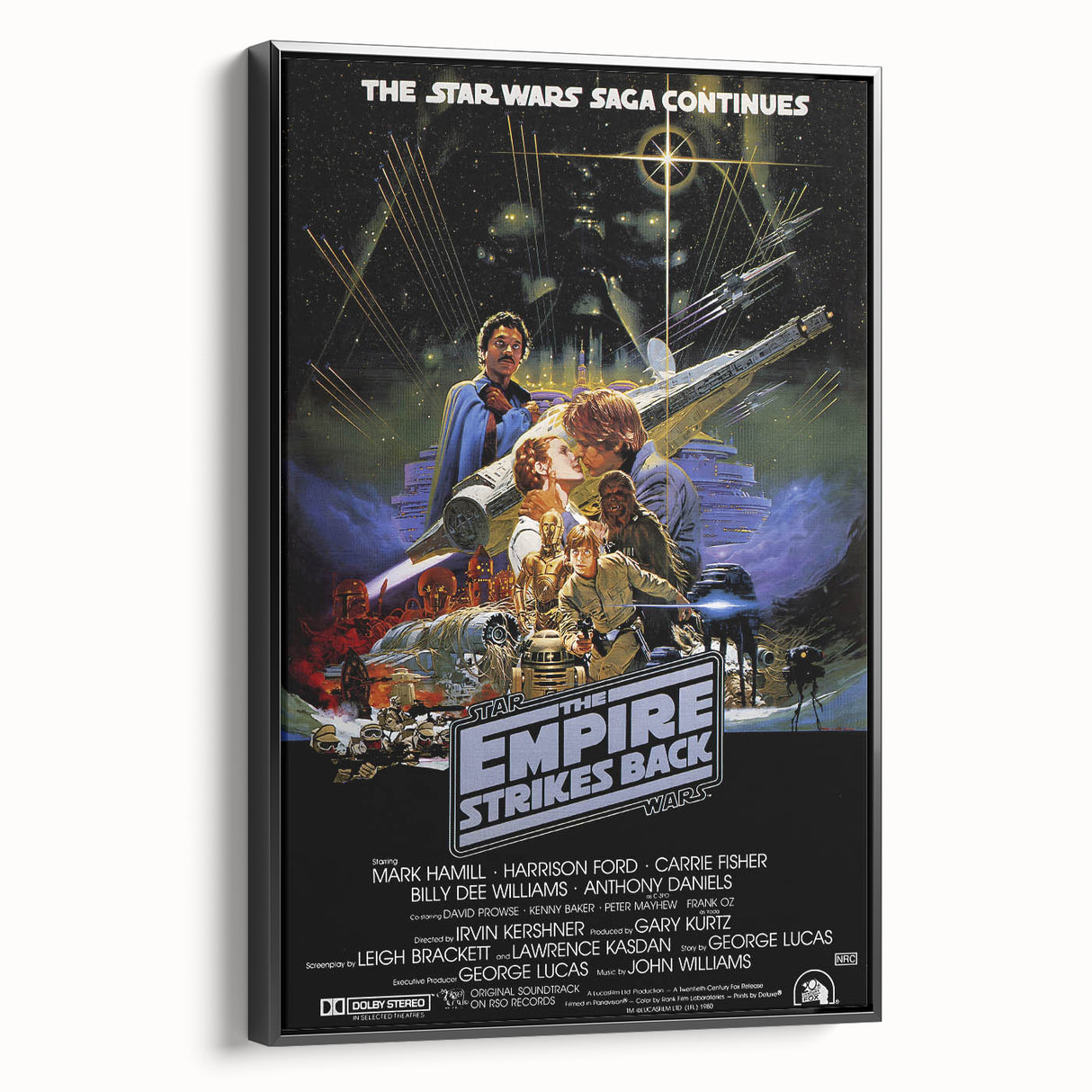 Retro Wall Art - The Empire Strikes Back Poster - Vintage Star Wars Art