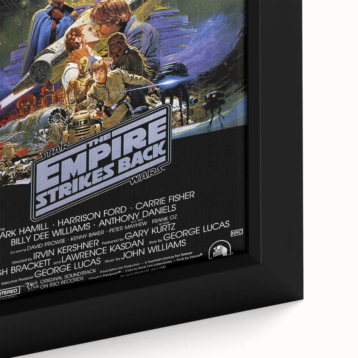 Retro Wall Art - The Empire Strikes Back Poster - Vintage Star Wars Art