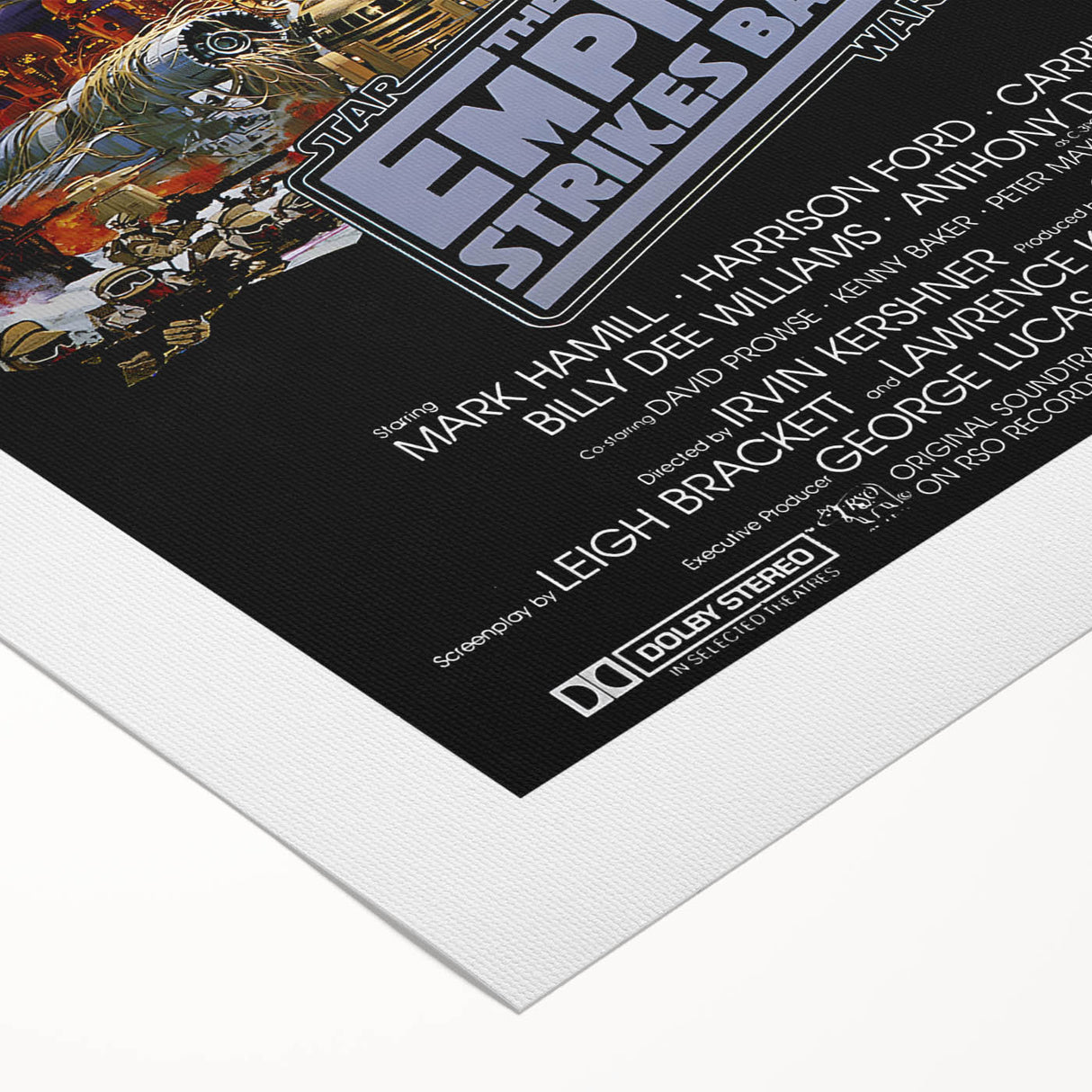 Retro Wall Art - The Empire Strikes Back Poster - Vintage Star Wars Art