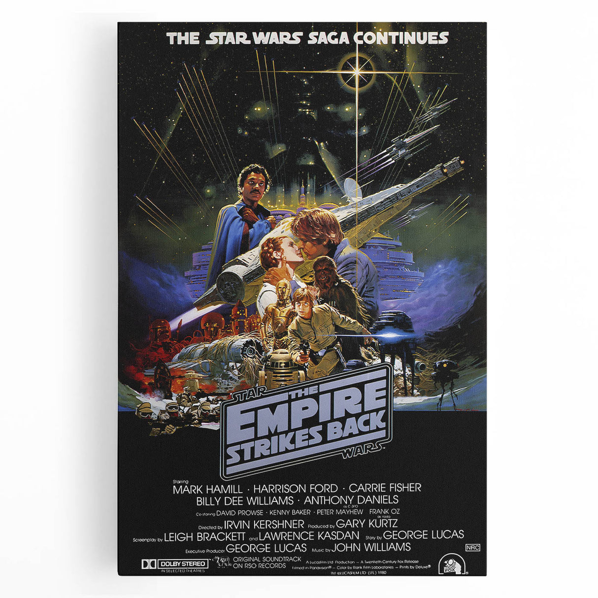 Retro Wall Art - The Empire Strikes Back Poster - Vintage Star Wars Art