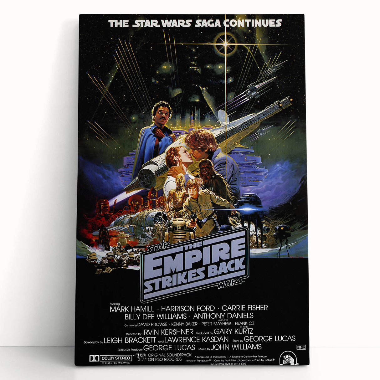 Retro Wall Art - The Empire Strikes Back Poster - Vintage Star Wars Art