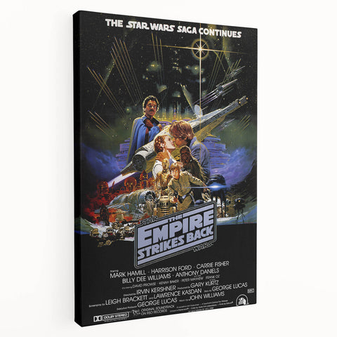 Retro Wall Art - The Empire Strikes Back Poster - Vintage Star Wars Art