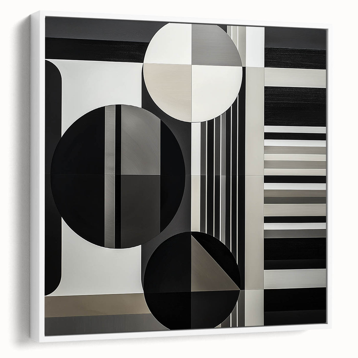 Minimalist Black & White Bedroom Wall Art - Framed & Canvas