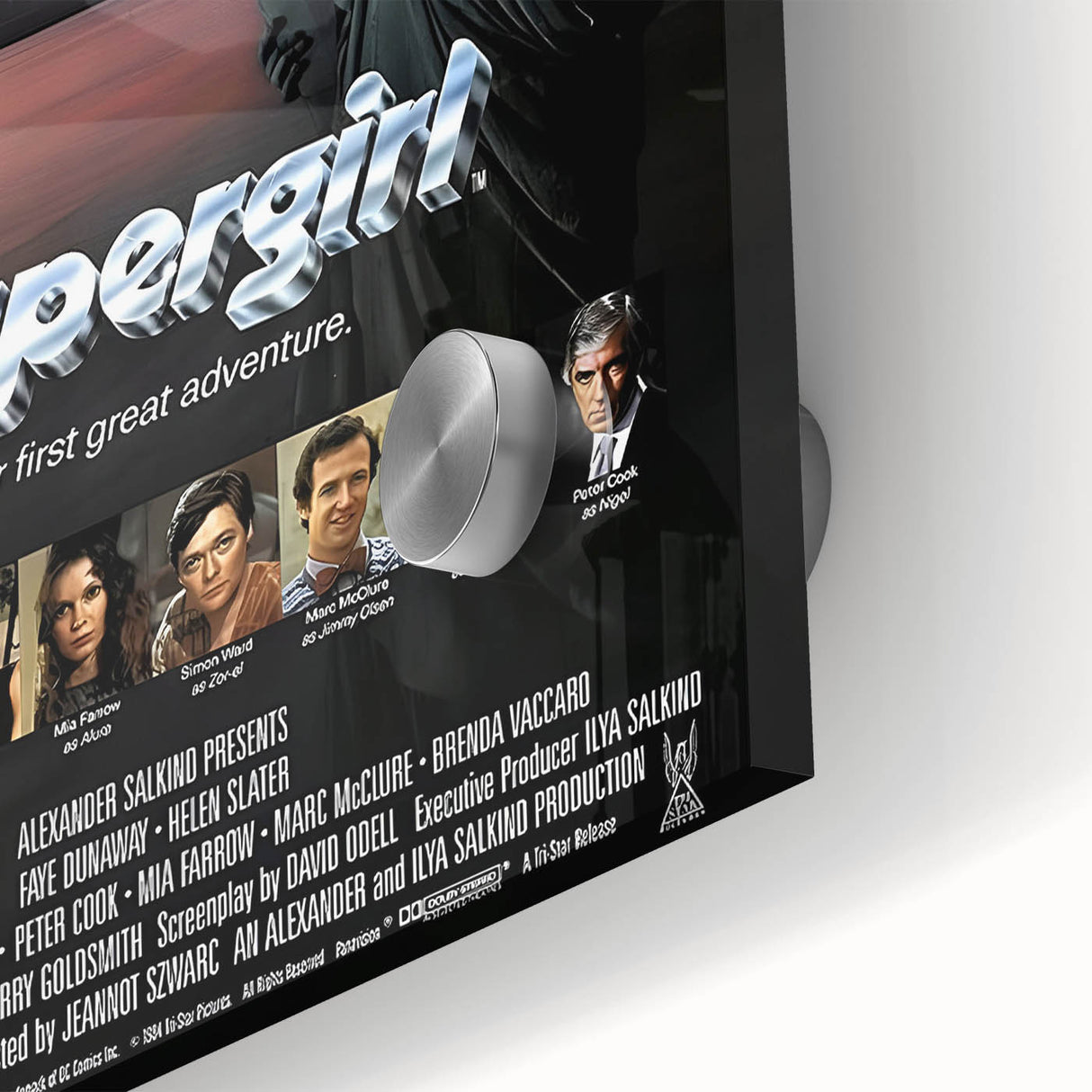 Retro Wall Art - Supergirl Movie Poster - 80s Vintage Art Prints