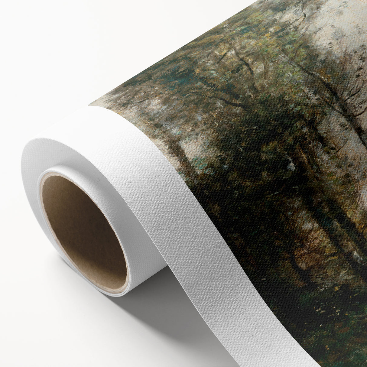 Wooded Landscape with Cows by Jean-Baptiste Corot - Classic Art Print