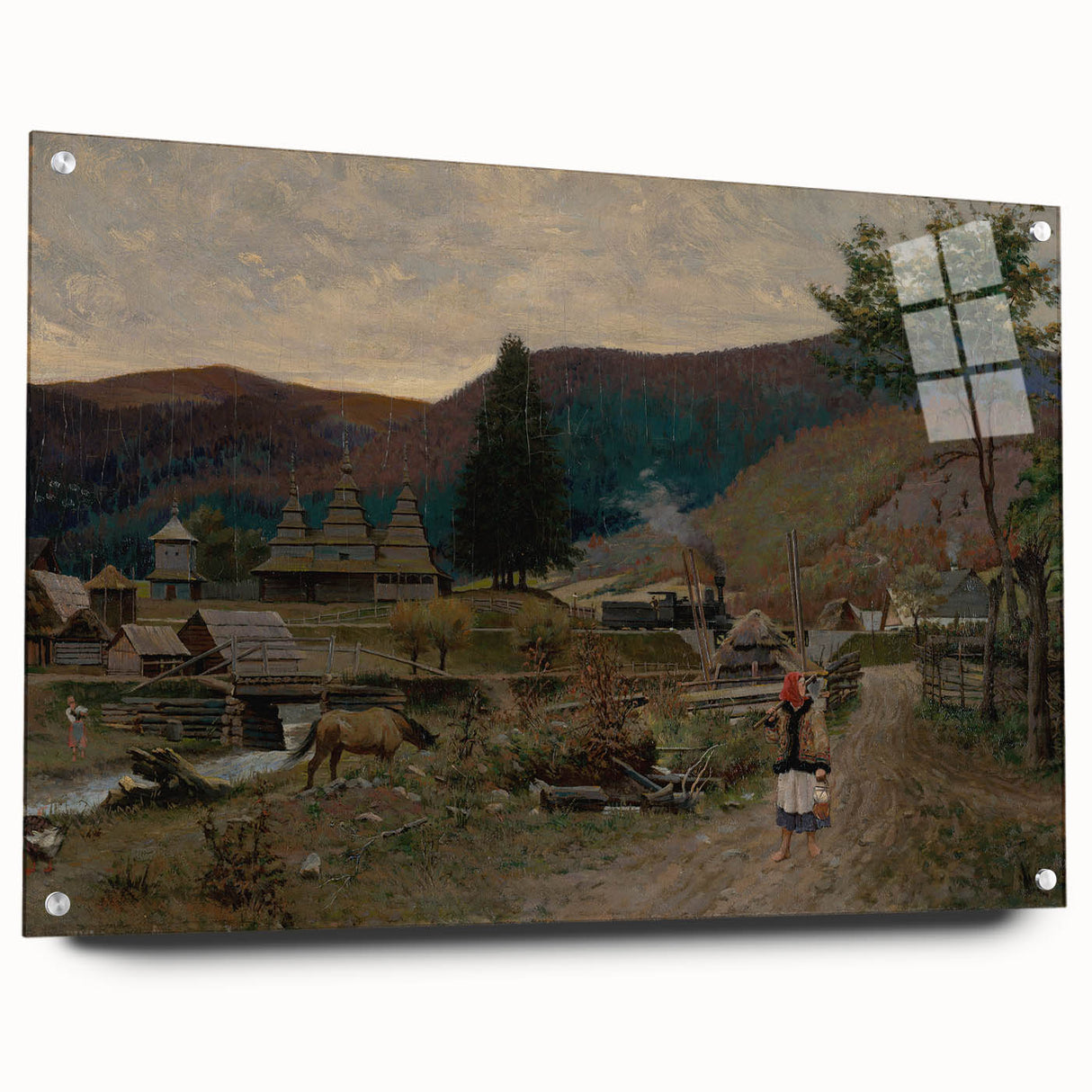Classic Romantic Paintings: Volovec Landscape Romanticism Wall Art