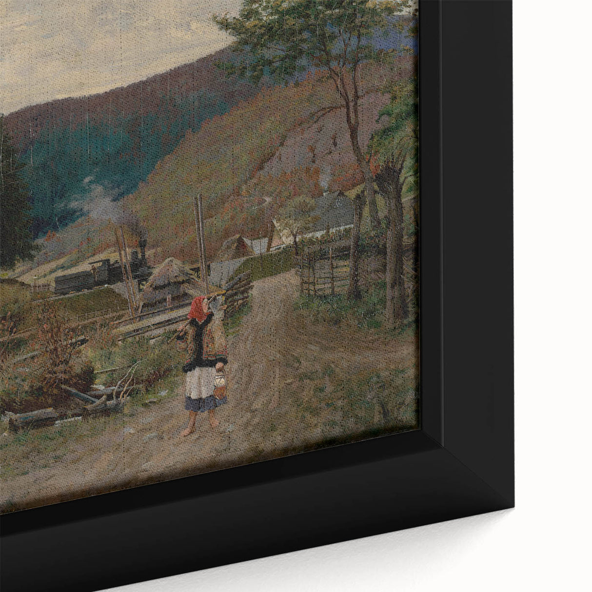 Classic Romantic Paintings: Volovec Landscape Romanticism Wall Art