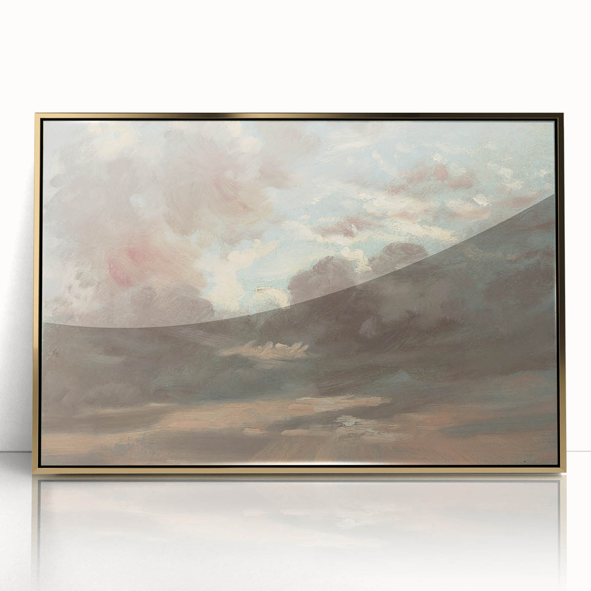 Romanticism Art: Stormy Sunset Cloud Study by John Constable