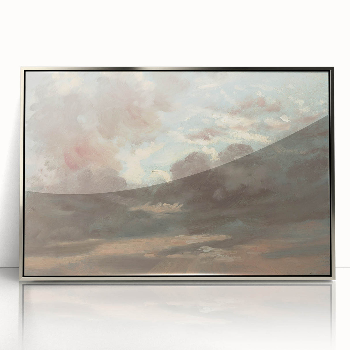 Romanticism Art: Stormy Sunset Cloud Study by John Constable