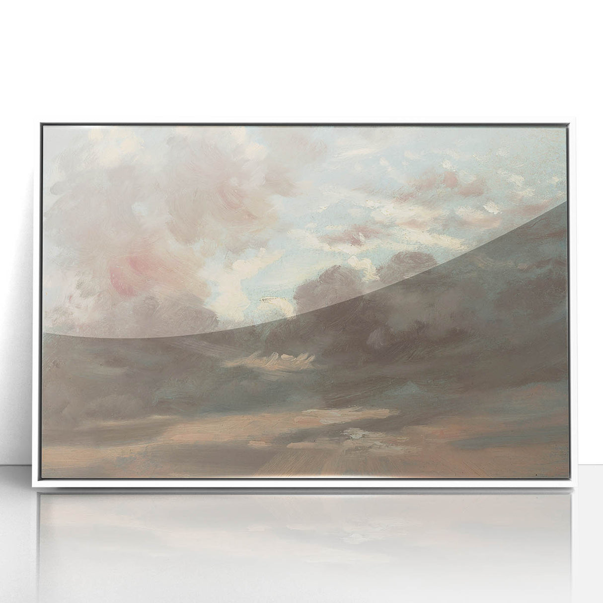 Romanticism Art: Stormy Sunset Cloud Study by John Constable