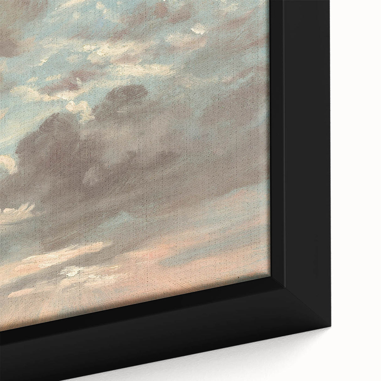 Romanticism Art: Stormy Sunset Cloud Study by John Constable