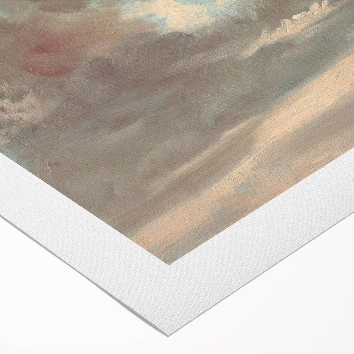 Romanticism Art: Stormy Sunset Cloud Study by John Constable