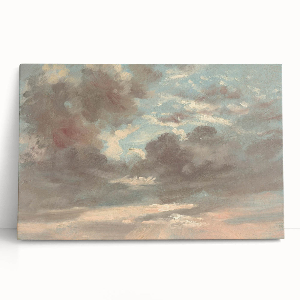 Romanticism Art: Stormy Sunset Cloud Study by John Constable