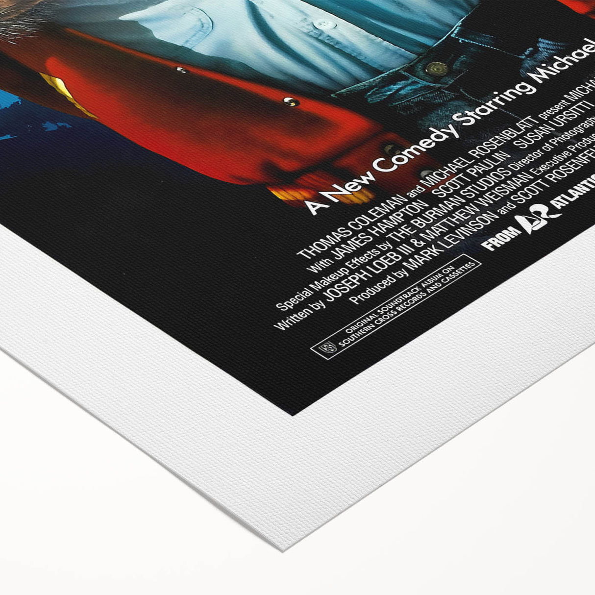 Retro Wall Art - Teen Wolf Movie Poster - 80s Vintage Art Prints