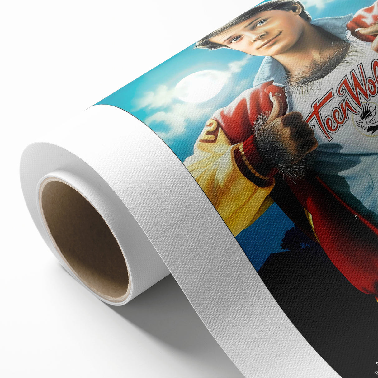 Retro Wall Art - Teen Wolf Movie Poster - 80s Vintage Art Prints