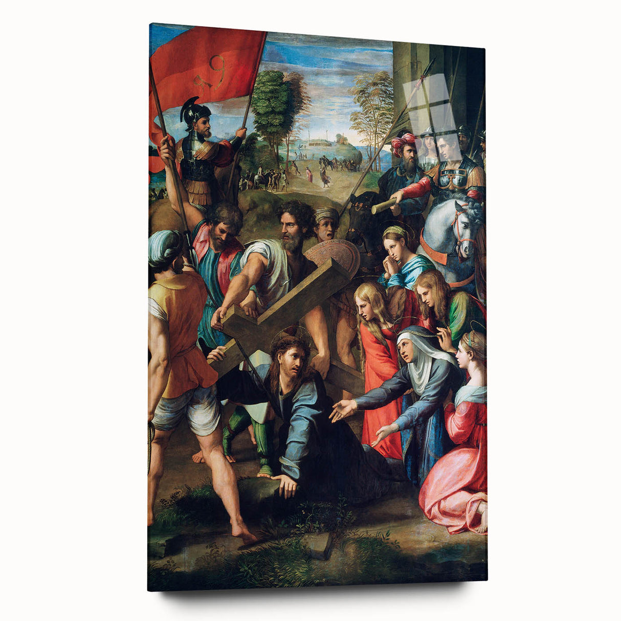 Christ Falling on the Way to Calvary by Raphael - Renaissance Art Print